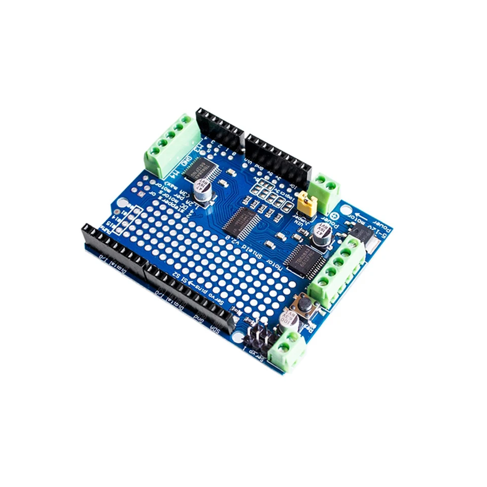 IIC IEC TB6612 Mosfet шаговый двигатель PCA9685 ШИМ сервопривод щит V2 для Arduino робот ШИМ Uno Mega R3 Замена L293D