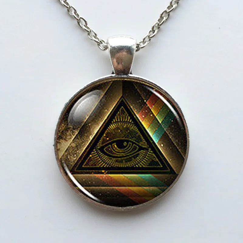 Женская и Мужская подвеска в стиле стимпанк|illuminati pendant|satan necklacesatanic pendants |