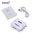 Адаптер kebidu 1080P для преобразователя видео в RCA AVCVSB LR адаптер для NTSC PAL выход HDMI-совместим с AV-адаптером