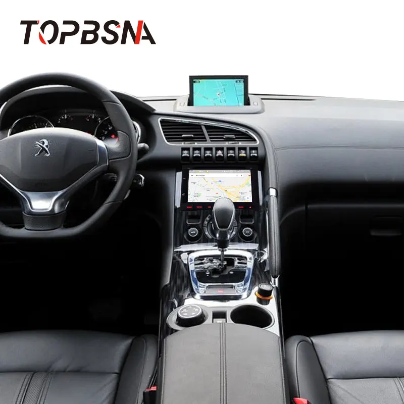 Автомобильный мультимедийный плеер TOPBSNA Android 10 для Peugeot 3005 3008 5008 Partner Berlingo GPS