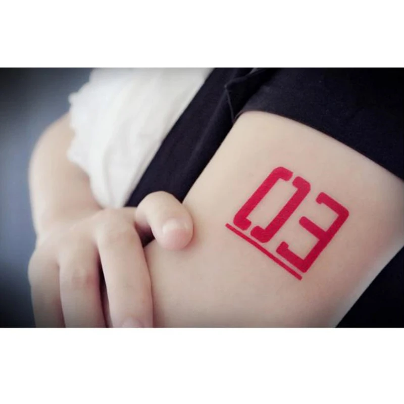 Vocaloid Megurine Luka NO 03 Косплей Анимация мультфильм логотип Татуировка наклейка XR036|stickers