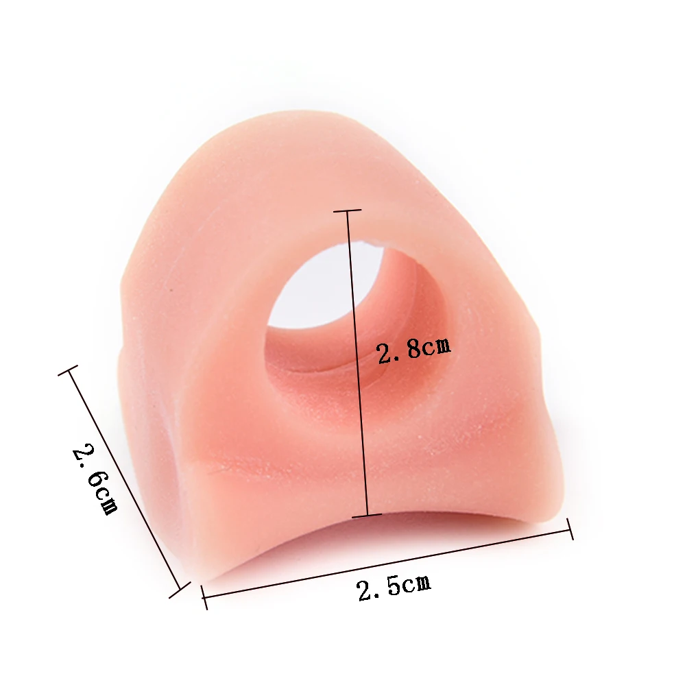 

1 Pair Separatorsa Gel Bunion Protector Toe Corrector Straightener Alignment Separator Spreader Silica Gel Toe