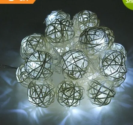 Гирлянда из ротанга Sepak Takraw с 30 светодиодами 3 м|3m fairy lights|outdoor decorative lampsfairy light lamps |