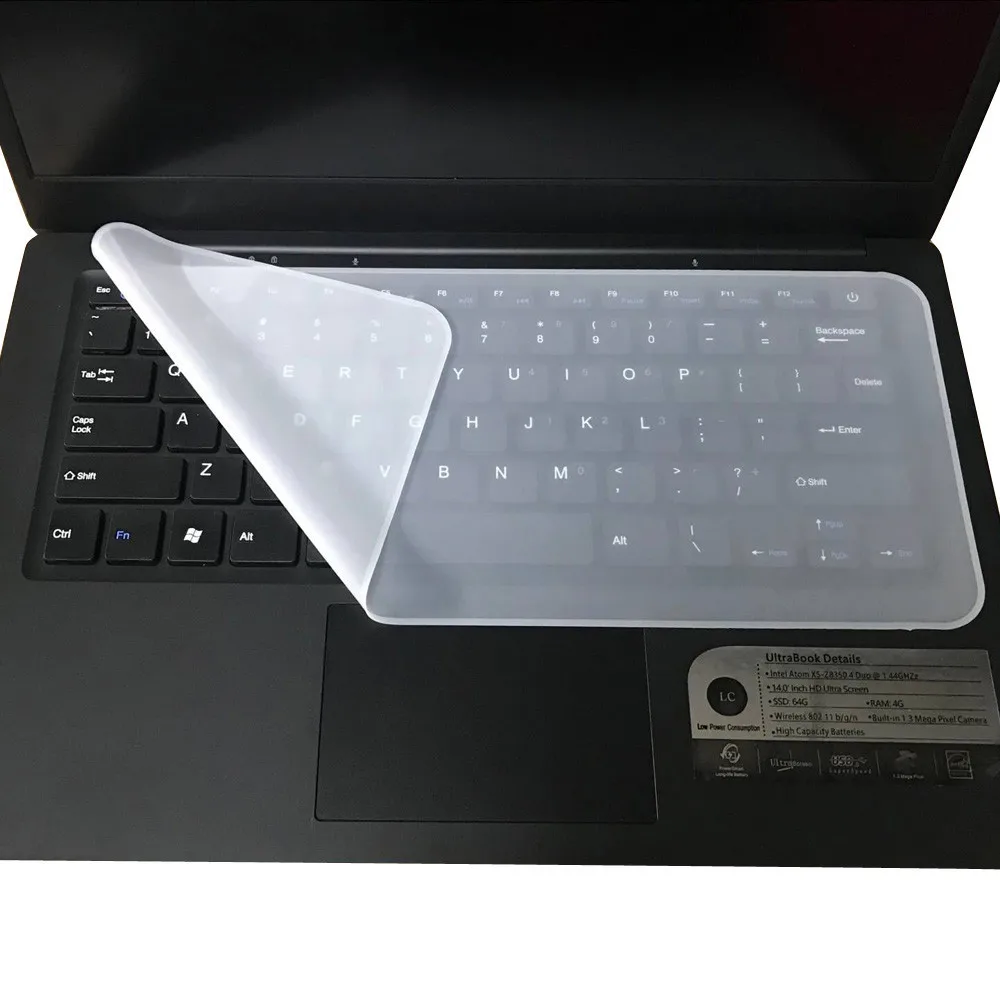 Популярный чехол для клавиатуры ноутбука универсальный силиконовый защитный