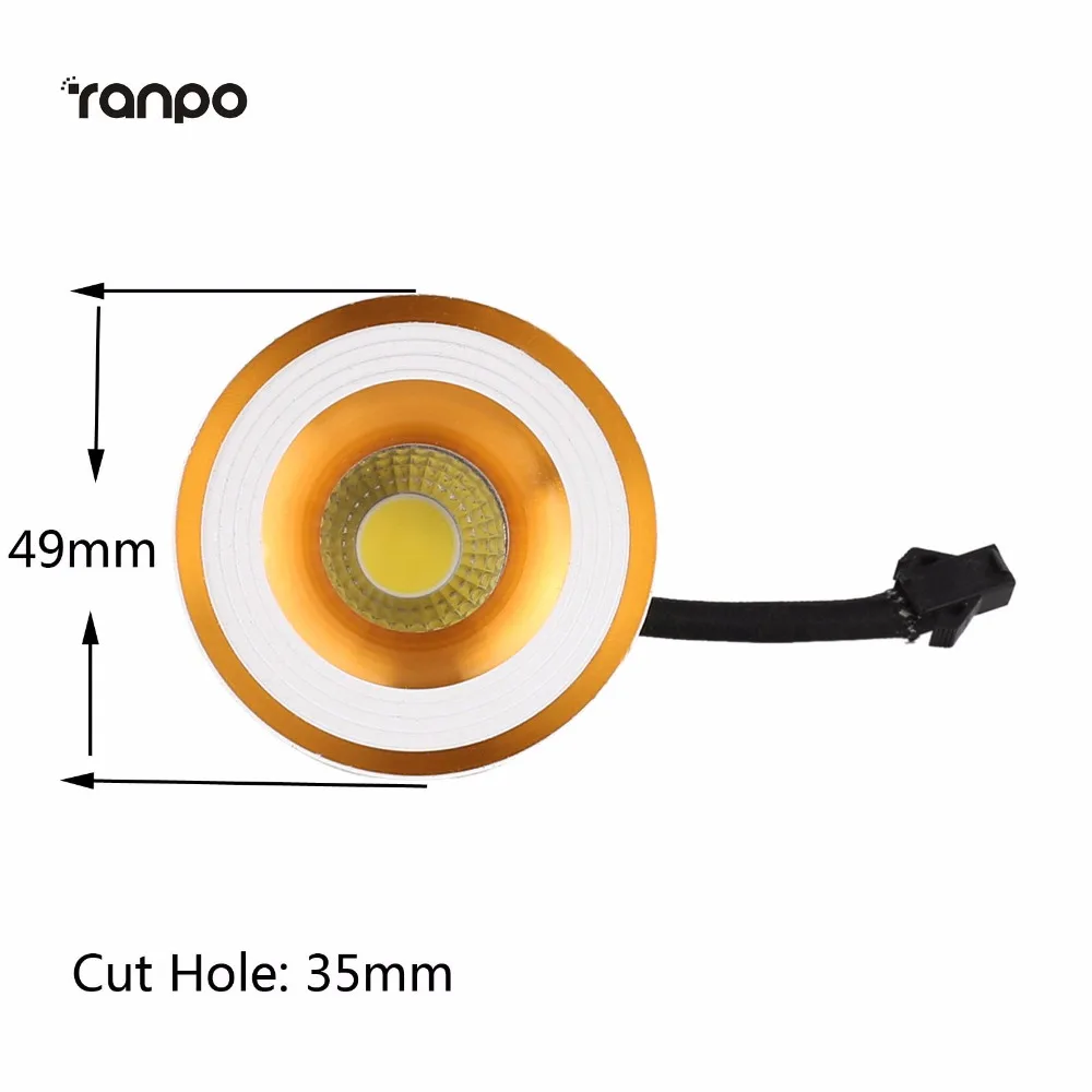 Новое поступление 3 Вт миниатюрный Встраиваемый светодиодный потолочный