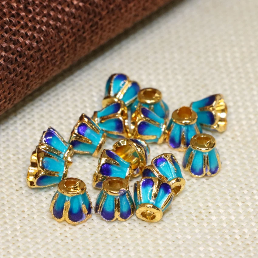 5 шт. эмалевые колпачки для фотографий 7 мм | Украшения и аксессуары