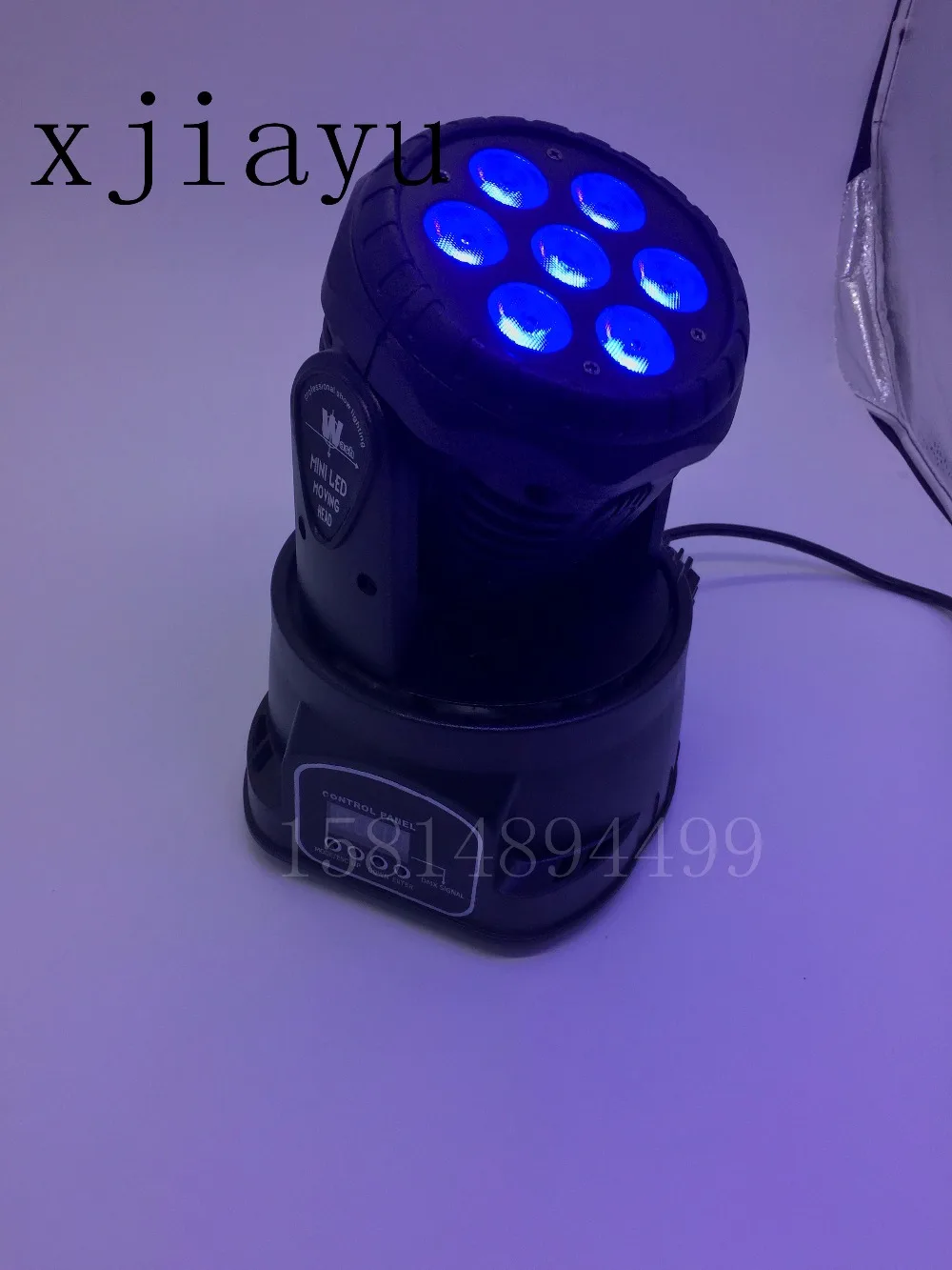 7 шт. x 10 Вт rgbw 4in 1 светодиодный движущийся головной свет 4ch/14ch dmx512 управление