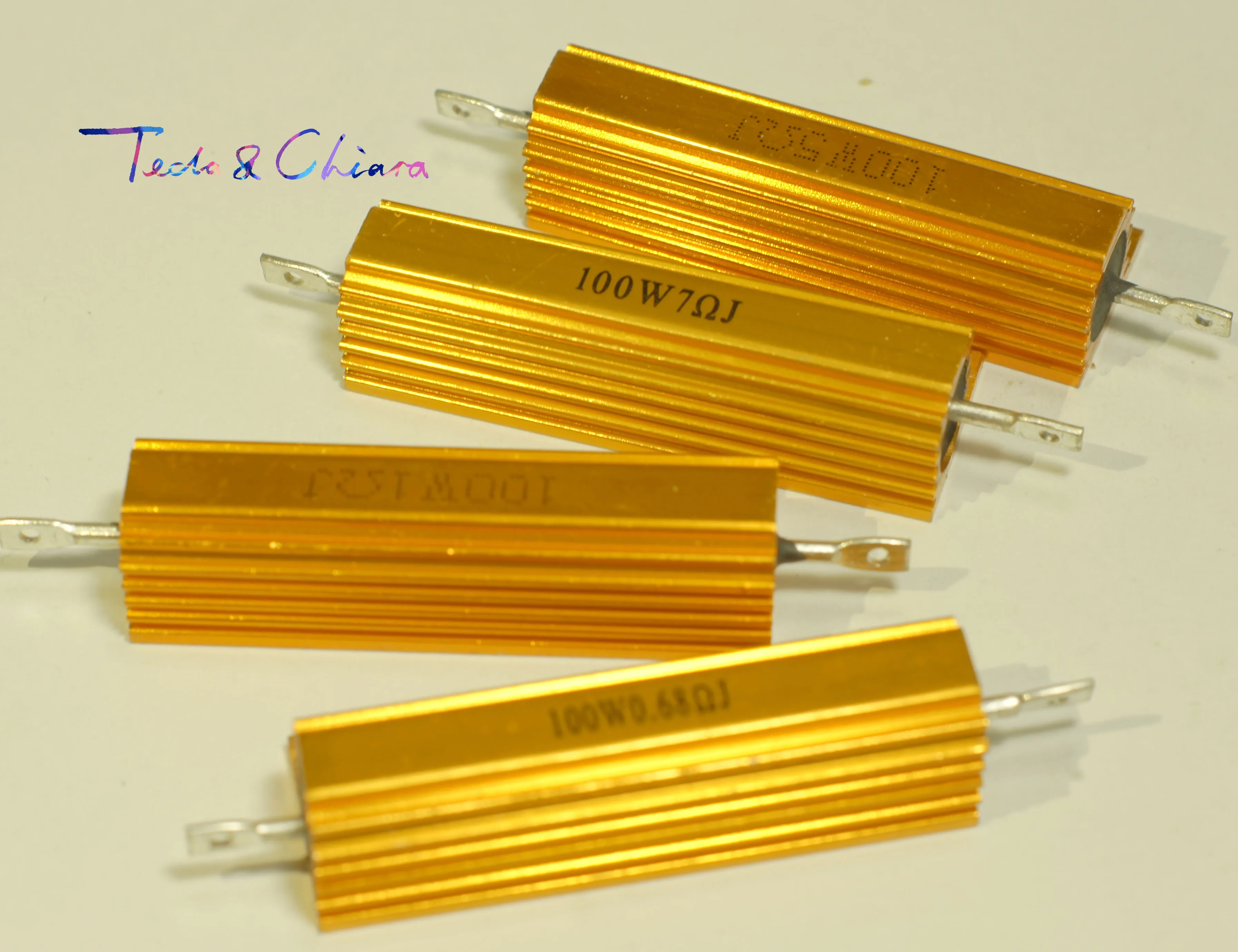 2 шт. 4R 4ohm 4 30R 30ohm 30 Ом 100 Вт Алюминий проволочный Мощность металлический корпус чехол резистора сопротивления RX24