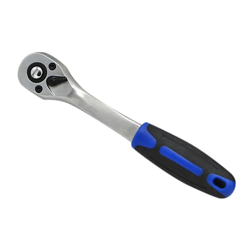 1/4 &quot3/8&quot 1/2 &quotТрещоточный ключ быстросъемный одноконцевый хромированный