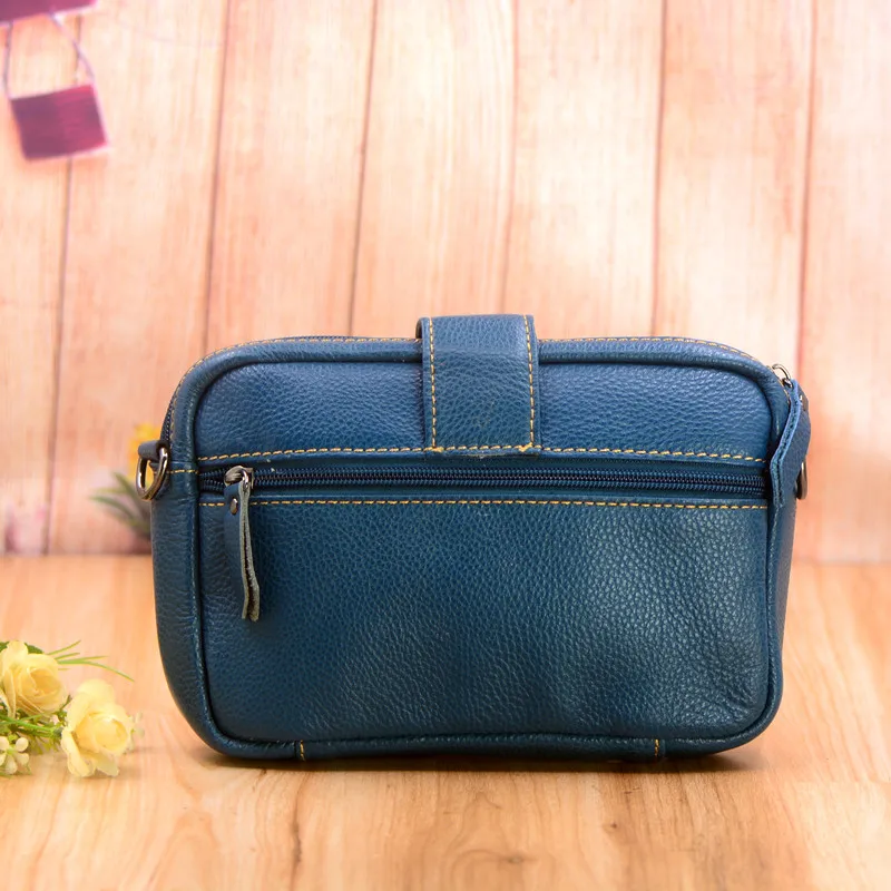 Продвижение Crossbody сумки для женщин Черная сумка Женская Малый Натуральная кожа