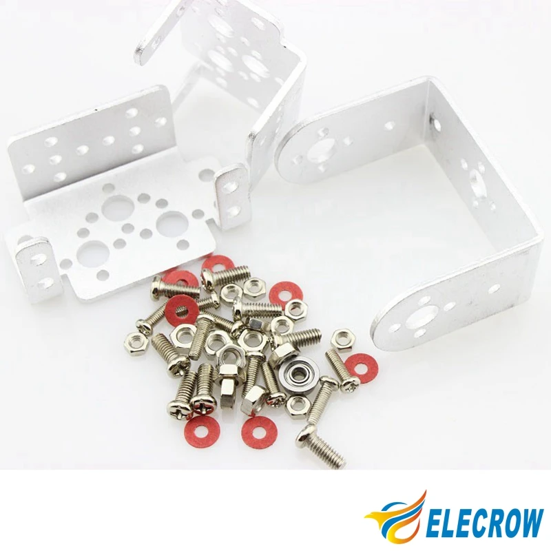 Elecrow TowerPro MG995 сервопривод с 2 DOF кронштейн комплект совместимое крепление датчика Комплект для Arduino робот руки и ноги DIY умный автомобиль наборы