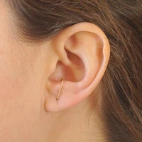 925 silver earrings gold filled jewelry handmade studs earrings minimalist oorbellen boho earrings for women