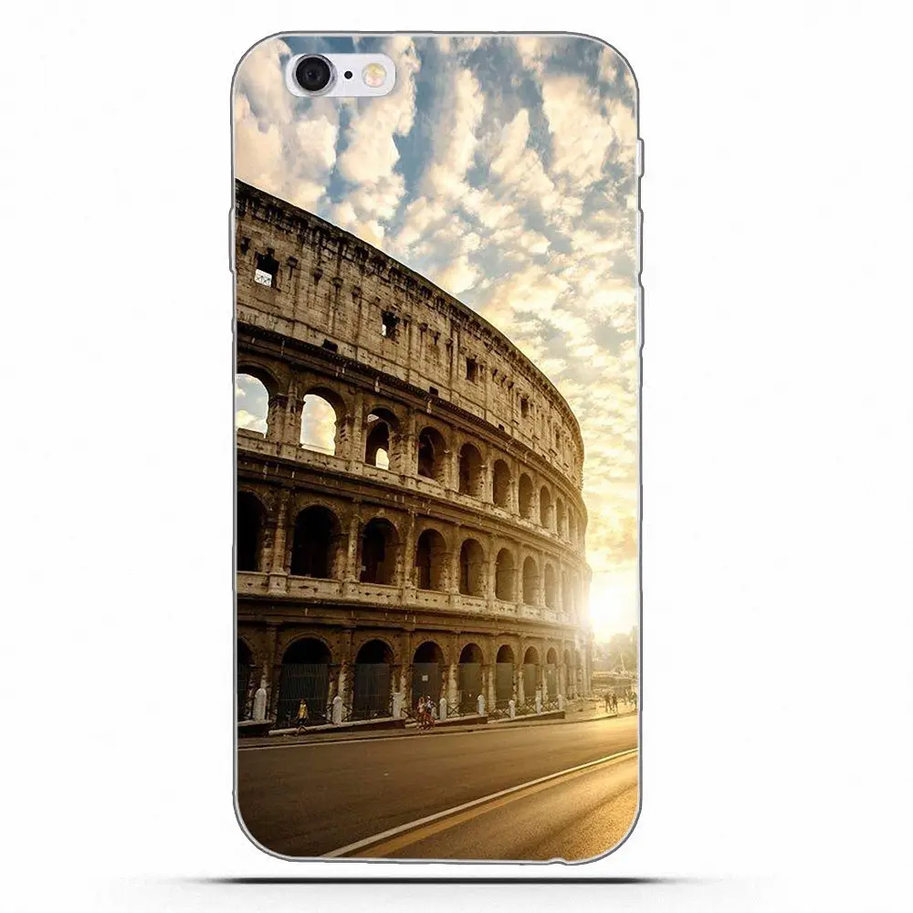 Soft Best Cases For Huawei G7 Y6 II Y7 Xiaomi Redmi Note 2 3 5 Mi 4 4C 4I 5S 5X 6X 8 SE Pro Vintage Colosseum Rome Italy S | Мобильные