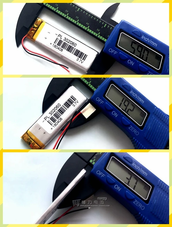 Полимерная батарея 400 mah 3,7 V 302060 умный дом литий-ионная батарея для dvr gps mp3 mp4 SONY md 10 батарея