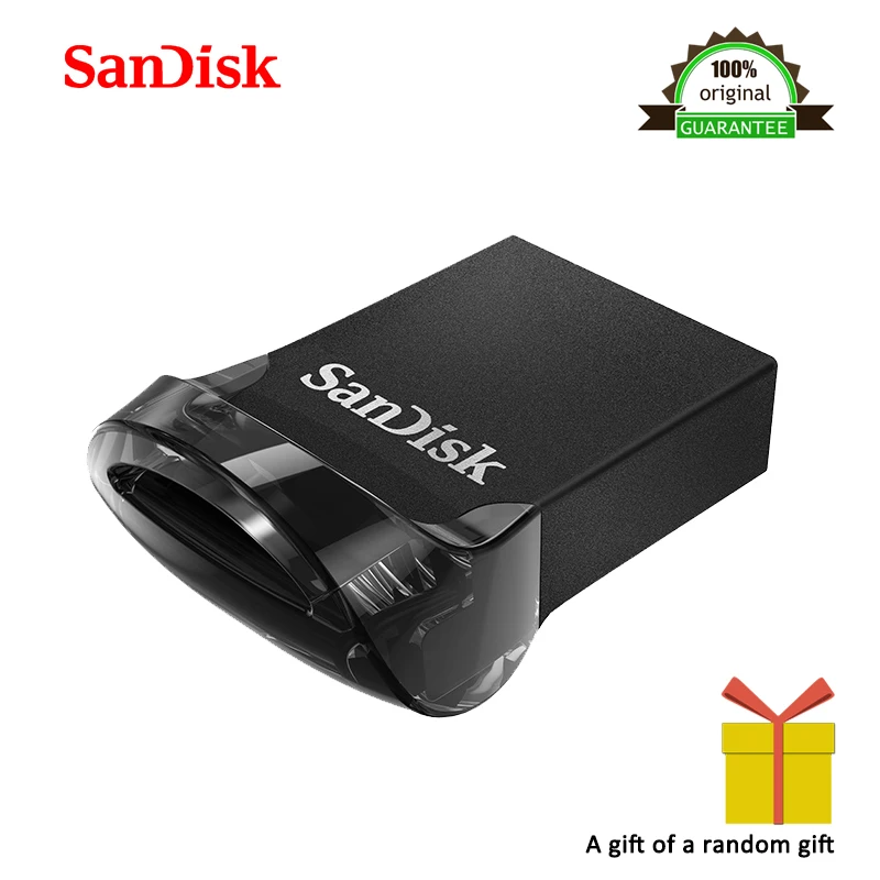 Sandisk CZ430 флеш накопитель 16 ГБ 32 64 Гб до 130 МБ/с./с usb mini USB 100% оригинальная поддержка