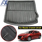 Подкладка для багажника Mazda 3 M3 Axela BM хэтчбек, коврик для груза, подкладка для багажника, коврик, протектор, напольный коврик 2014 2015 2016 2017