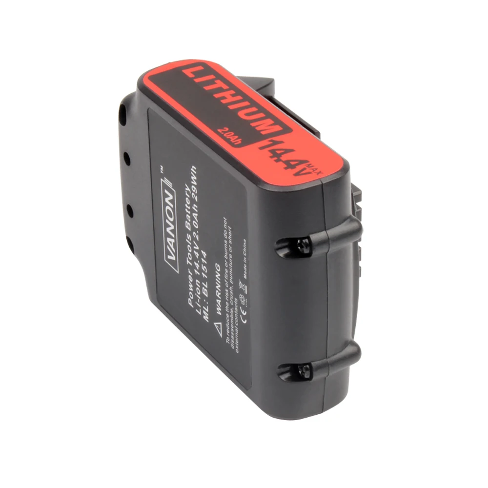 VANON для Black and Decker 14 4 В 2000 мАч сменная батарея BL1514 Ач литий-ионная BL1114 LB16 |