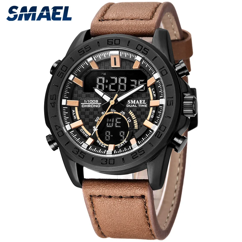 

Men's Digital Watches LED Alarm Waterproof Shock Fashion Quartz Sport Watch Men Military Electronic Clock relojes para hombre
