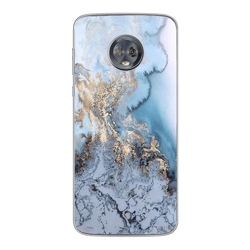 Ciciber для Motorola Moto ONE C M X4 Z2 Z3 P30 G4 G5 G5S G6 E4 E5 Play Plus power Мягкий ТПУ чехол для телефона Marbling Coque Funda, чехол
