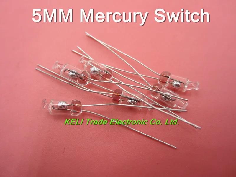 

HAILANGNIAO 5MM Mercury Switch Tilt Sensor Angle Sensor Unidirectional 100% Brand New (100PCS/Lot)