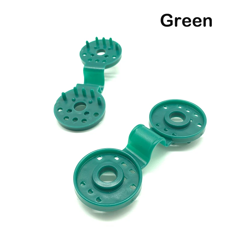 Green Joyeyou 50 шт. в упаковке сельское хозяйство Парниковый Сад зажим зажимы прокладки для крепления занавесочная ткань птица рыболвная сеть сетки - Цвет: Green