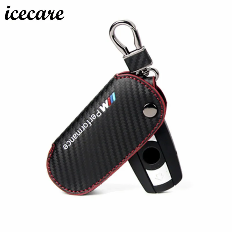 Icecare Пояса из натуральной кожи Ключи чехол для BMW E90 F30 F34 F10 X1 X3 X4 X5 X6 1 2 3 4 5 6 7 серии