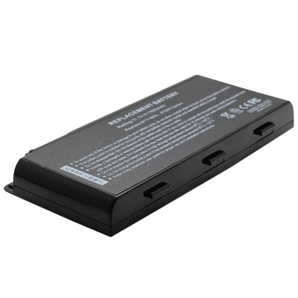 YHR 7800Mah laptop battery For MSI BTY-M6D E6603 GT60 GT660R GT670 GT680DXR GT683 GT685H GT70H GT760R GT780DX GT783 GX60 GX780 |