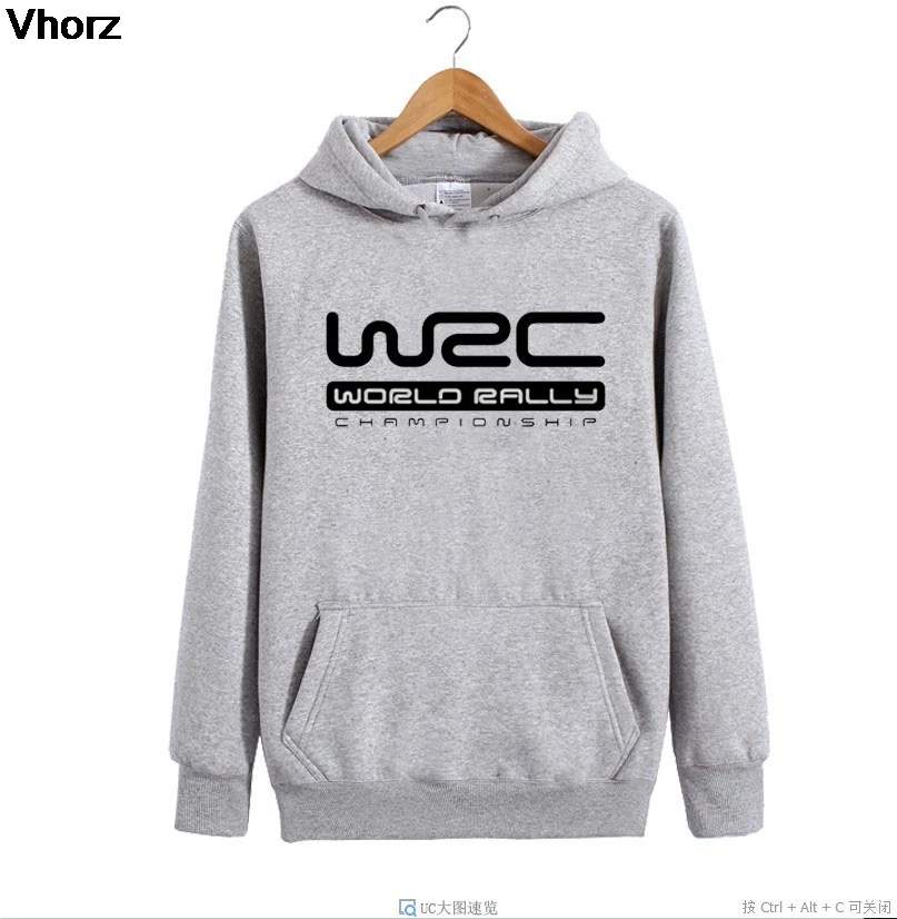 Мужская машина FIA чемпионат мира ралли WRC хлопковая модная толстовка с капюшоном