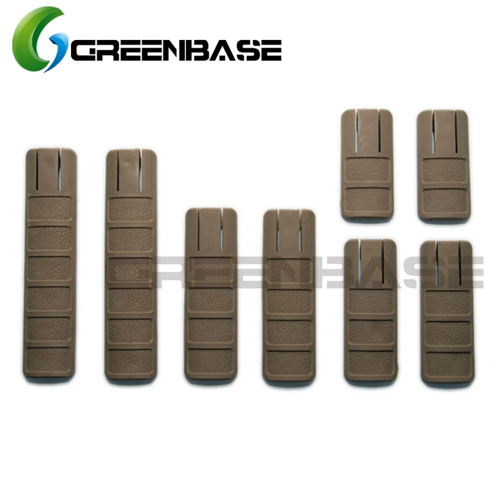 Greenbase TangoDown рейка крышка панели 8 шт. защита для рук Аксессуар подходит 20 мм рельс черный/темно-Земля