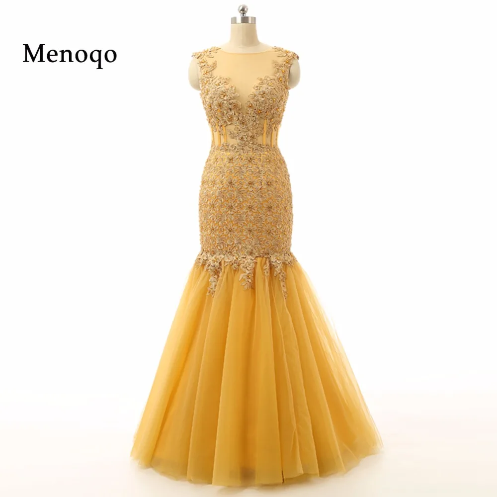 Vestidos de festa Abendkleid настоящая фотография Золотое Платье русалки с рукавами-крылышками высокого качества с аппликацией из тюля для особых случаев вечернее платье