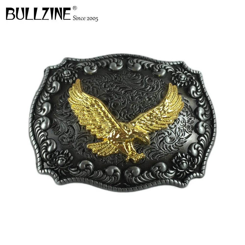 В Bullzine Горячая распродажа! Орел пряжка на ремешке с золотом и магическое
