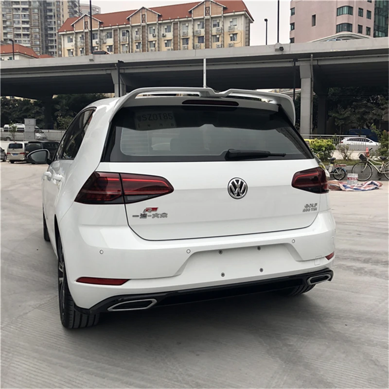 Спойлер заднего крыла для Volkswagen VW Golf 7 MK7 2014-2019 спойлеры багажника крыльев ABS paint |