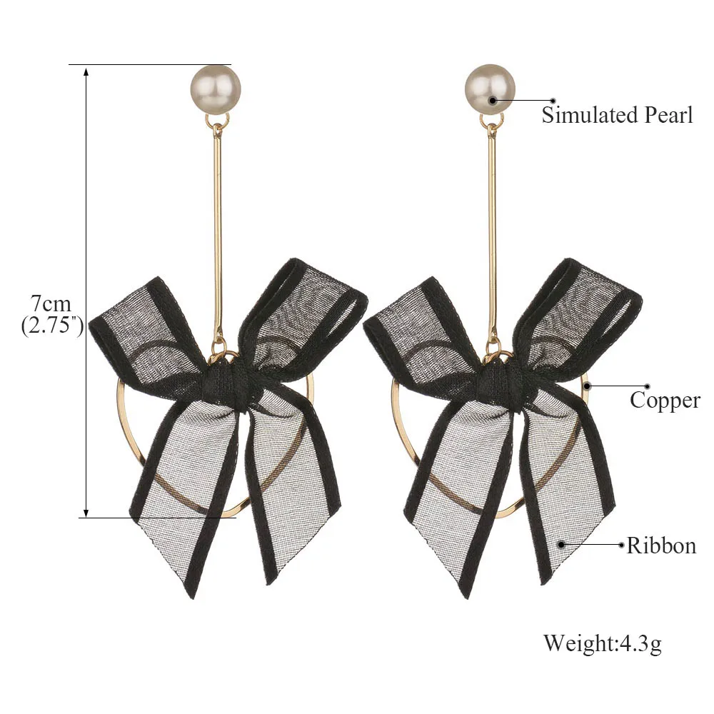 GEREIT новые ювелирные изделия галстук бабочка милые Висячие серьги для женщин