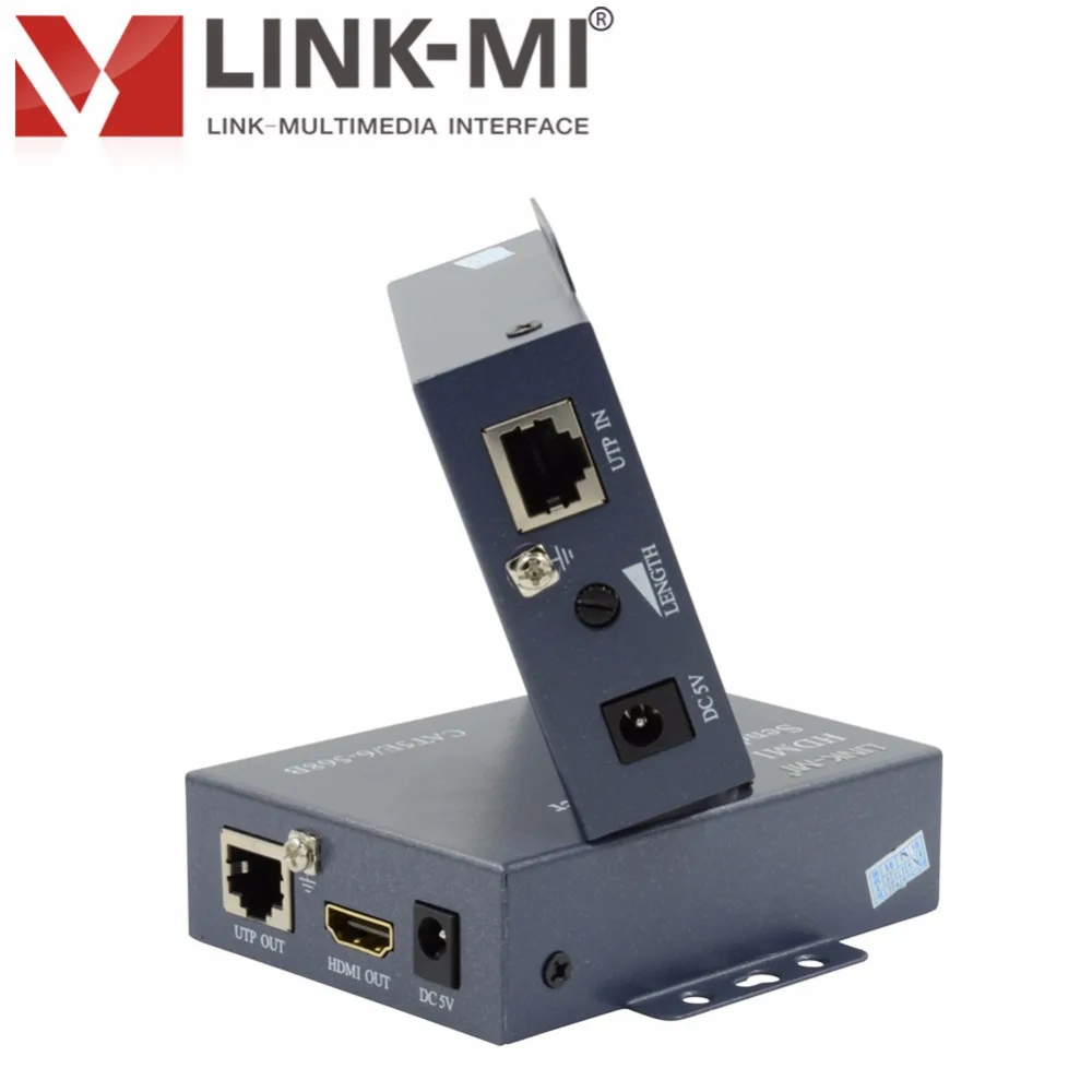 HDMI передатчик и приемник с помощью одного кабеля Cat5ECat6 для HD TV 3D 1920x1080 @ 60Гц