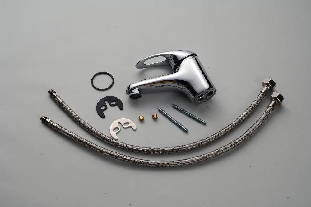 

Gangao Bathroom Faucet Classic Single Handle Lavatory Faucet Vanity Vessel Sinks Mixer Tap, Chrome finished Brass