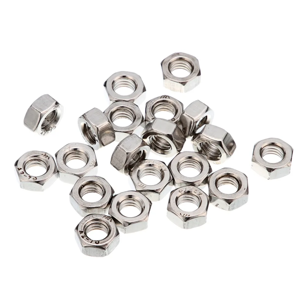 

200pcs M6 Nuts A2 Stainless Steel Hex Nuts To Fit Our Bolts and Screws