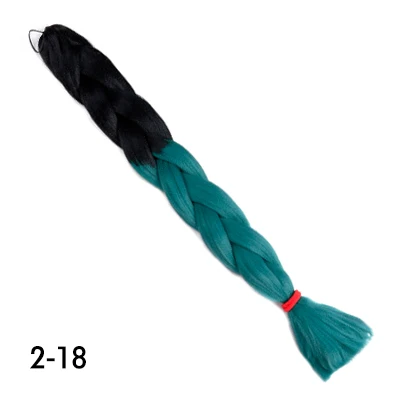 Alizing Jumbo Премиум большие косы волосы двухтонный Омбре синтетические крючком волосы афро X стиль огнеупорное волокно Наращивание волос - Цвет: #27