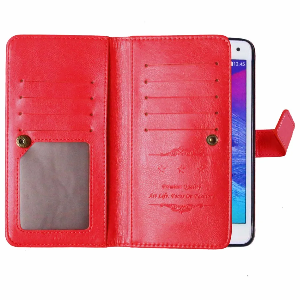 DOHKO Luxury Leather Wallet Case Slim Back Cover with Stand Function &amp Card Holder for Samsung Galaxy Note 5+Stylus Pen | Мобильные