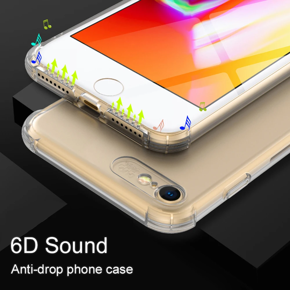 NYFundas чехол для телефона iphone 8plus 7 8 6 6s plus X 360 градусов Защита прозрачный