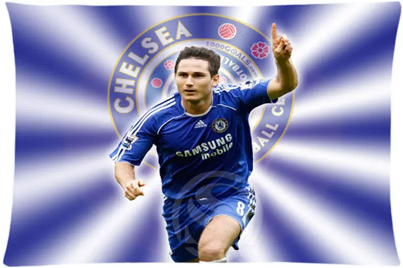 SQ00606-ZHH фрэнк lampard2 Прямоугольник Наволочки на молнии Пользовательские Подушка