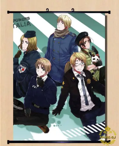 Axis Powers Hetalia APH домашний декор японский аниме постер настенный прокрутка 60х80см|scroll