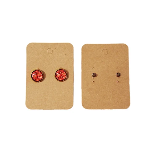 100 шт. ювелирные изделия серьги шпильки Висячие дисплей держатель карты 25x35 мм smt