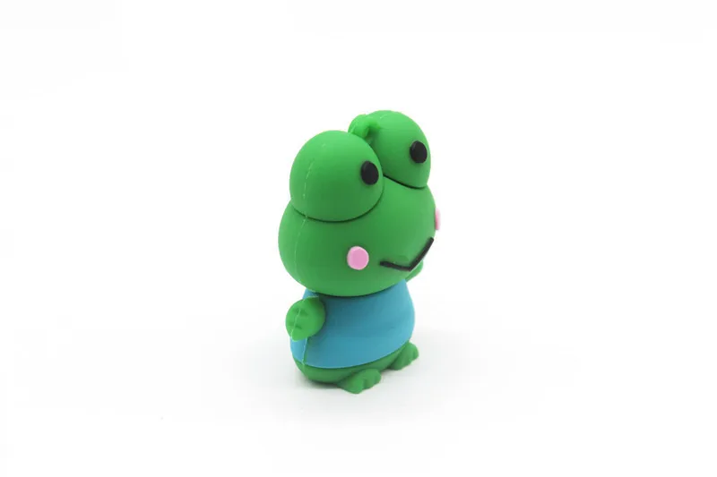 JASTER Модный USB флеш-накопитель с милой лягушкой в виде животных, Подарочный флеш-накопитель, горячая распродажа, мультяшная Флешка 4 ГБ/16 ГБ/32 ГБ/64 ГБ, USB 2,0