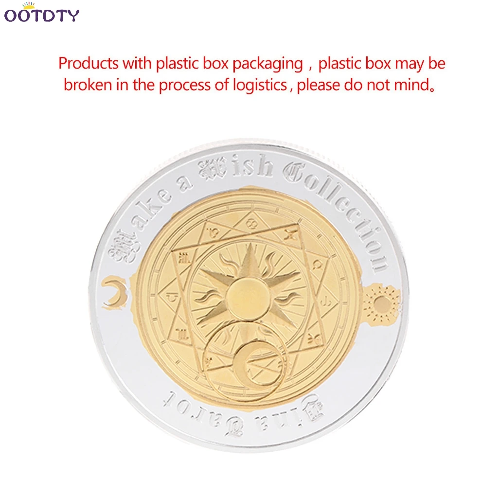 Памятные монеты таро гадания Искусство хранения сувенир|Безвалютные монеты| |