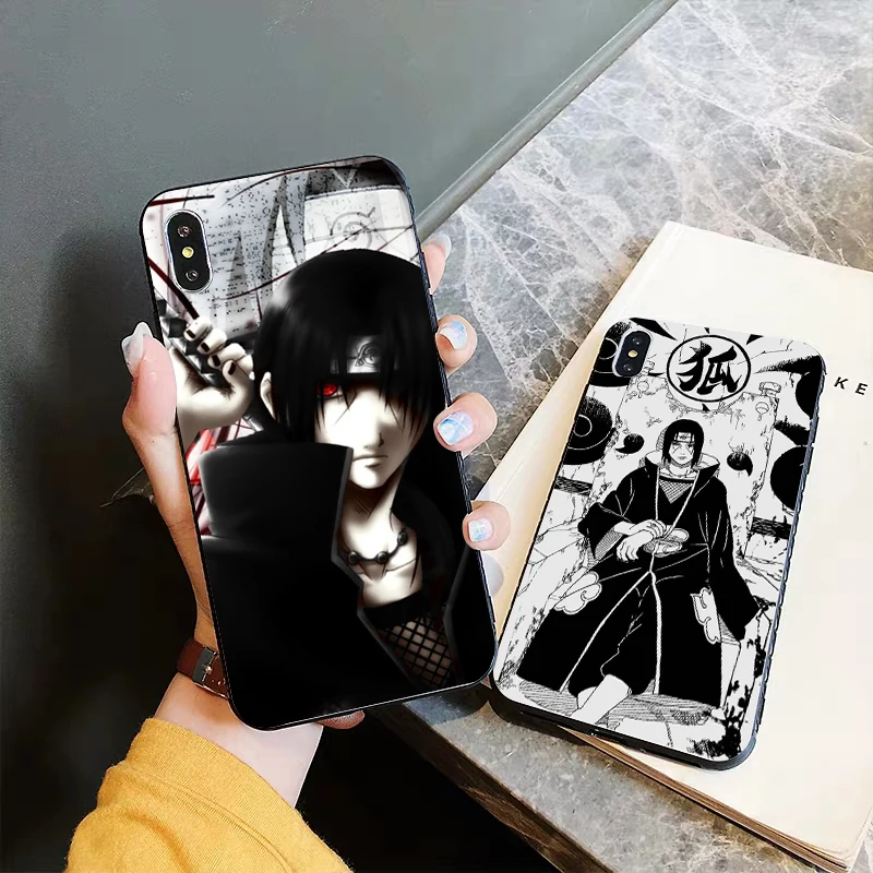 Рельефный силиконовый чехол с аниме наруто для iPhone 5 женский 6 6S Plus 7 8 11 Pro X XS Max XR |