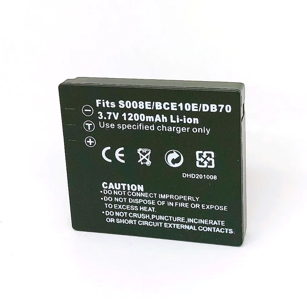 DMW BCE10 BCE10E CGA S008 VW VBJ10 DB 70 Батарея для цифрового фотоаппарата Panasonic DMC FS3 FS5 FS20 FX30 FX33 FX35