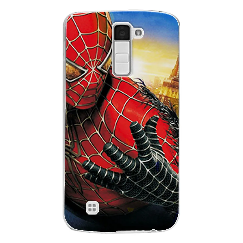 Очаровательный чехол для телефона Marvel Hero Captain America LG K8 из мягкого ТПУ с Железным