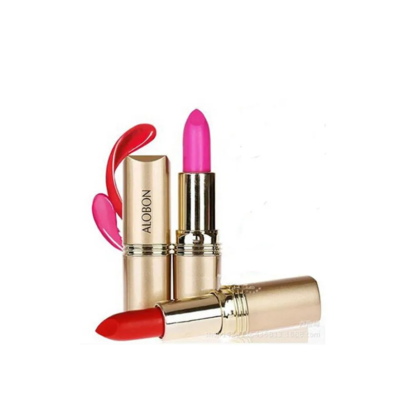 3 Colors Hot Sale Women Lipstick New Fashion Makeup Mushroom Long Lasting Moisture Cosmetic Red |