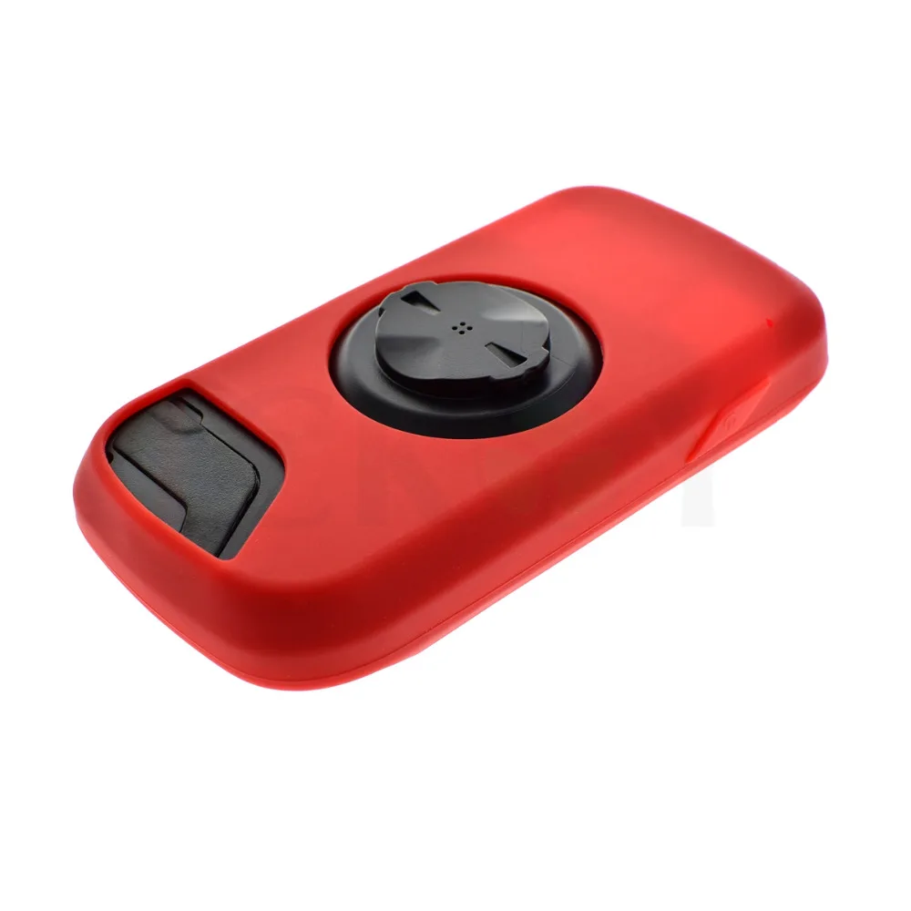 Защитный чехол из красной кожи и силиконовой резины с ЖК экраном для Garmin GPS Edge