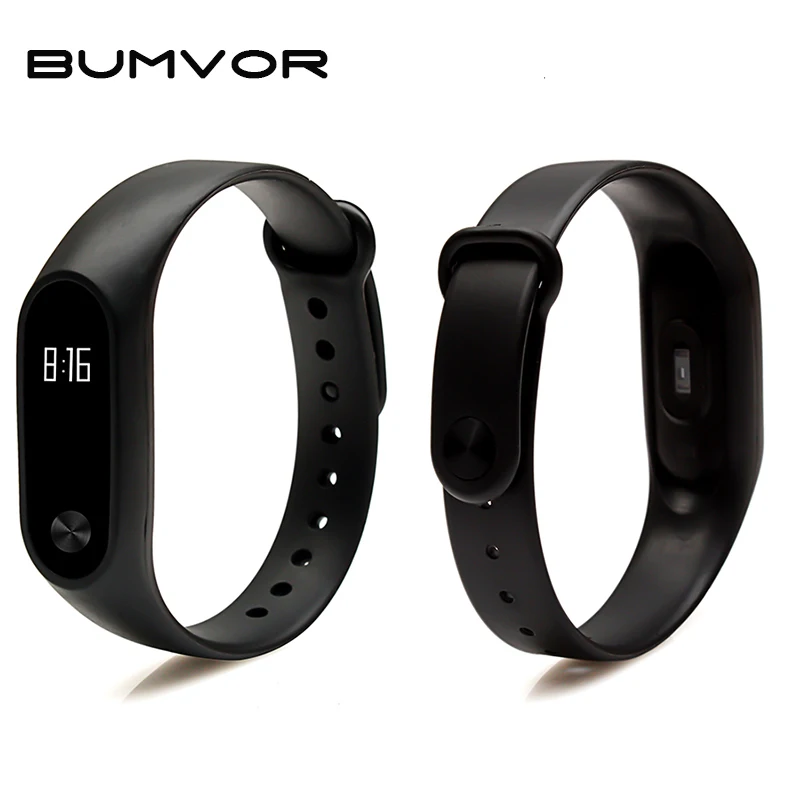 Модные браслеты BUMVOR для Xiaomi Mi Band 2 спортивный ремешок часов силиконовый на